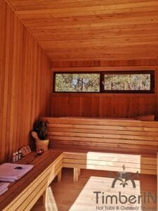 Cabine sauna extérieur moderne mini (17)