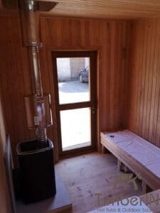 Cabine sauna extérieur moderne mini (19)