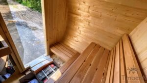 Sauna extérieur tonneau mini pour 2 4 personnes (3)