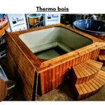 Thermo bois pour spa carre rectangulaire