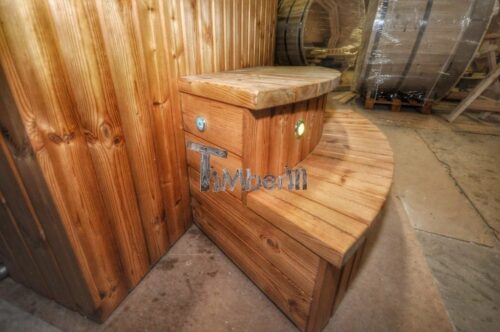 Wood burning hot tub royal square model 19