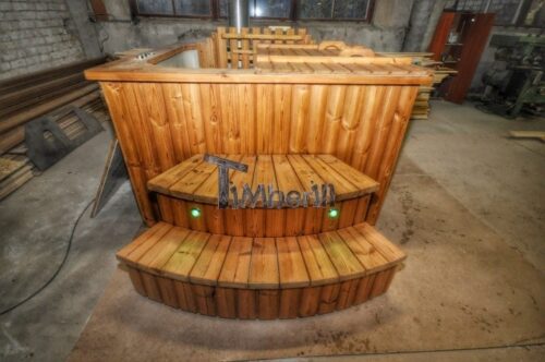 Wood burning hot tub royal square model 20