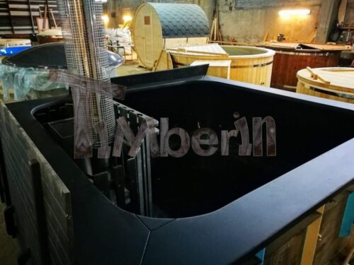 Rectangular Hot Tub Polypropylene Lined With Snorkel Heater 13