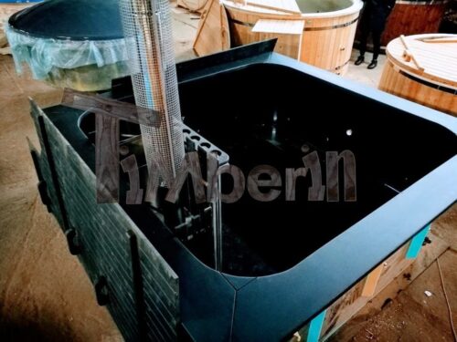 Rectangular Hot Tub Polypropylene Lined With Snorkel Heater 3