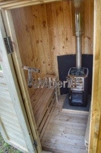 Wooden vertical sauna Harvia 9