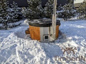 Black leather lids for outdoor hot tubs (6)