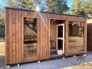 Cabine sauna exterieur moderne panoramique (18)