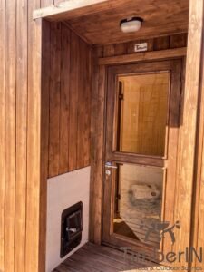 Cabine sauna exterieur moderne panoramique (4)