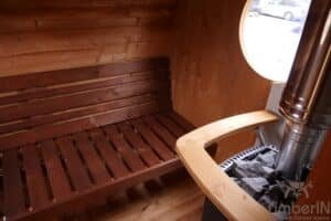 Sauna ovale extérieur avec bain nordique intégré (43)