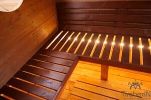 Sauna ovale extérieur avec bain nordique intégré (60)